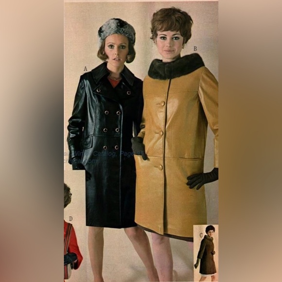 Vintage Suede/Mink Collar 50’s-60’s Coat - Picture 12 of 12